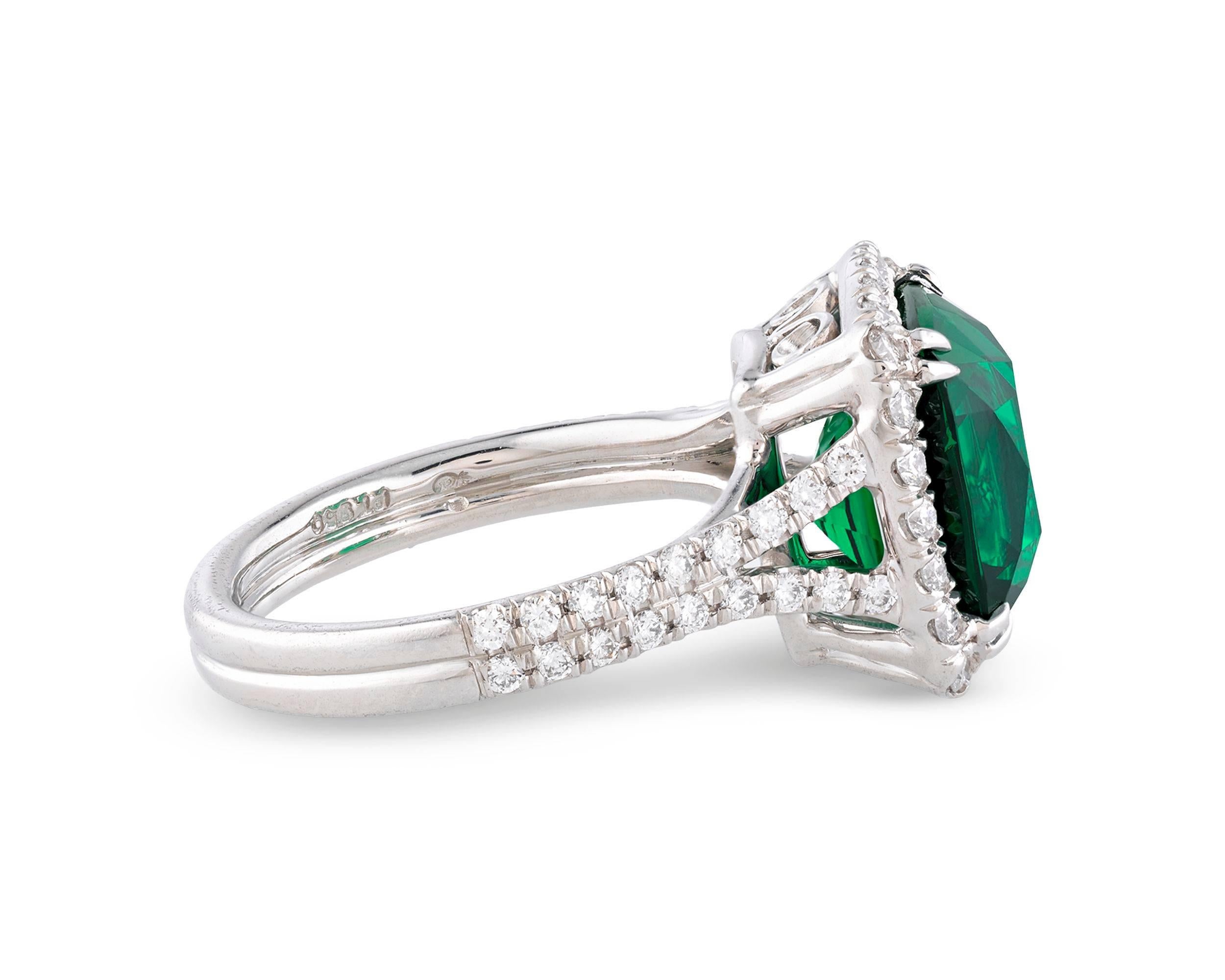 6.06 Karat Tsavorit Granat Ring im Zustand „Neu“ in New Orleans, LA