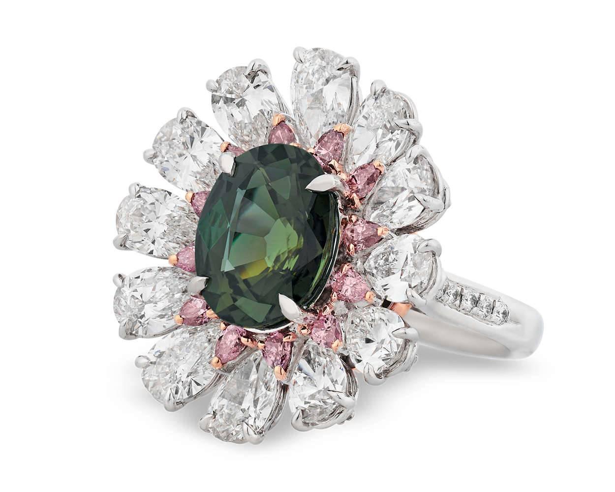 color changing alexandrite ring