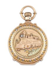 18 Karat Gold Waltham Railroad Watch
