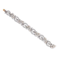 Tiffany & Co. Pearl and Diamond Bracelet