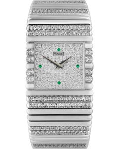 Piaget Emperador White Gold and Diamond Watch