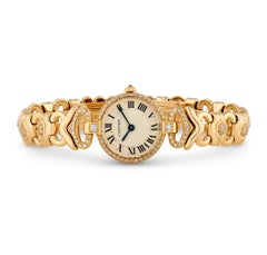 Cartier Vendôme Diamond and Yellow Gold Wristwatch