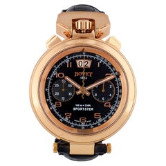 Bovet Sportster Chronograph-Armbanduhr aus Roségold