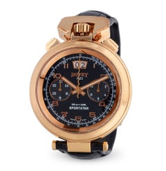 Bovet Sportster Chronograph-Armbanduhr aus Roségold
