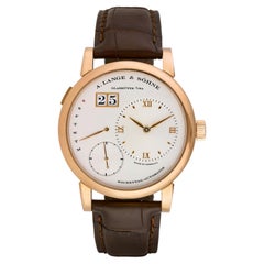A. Lange & Söhne Lange 1 Daymatic Rose Gold Wristwatch
