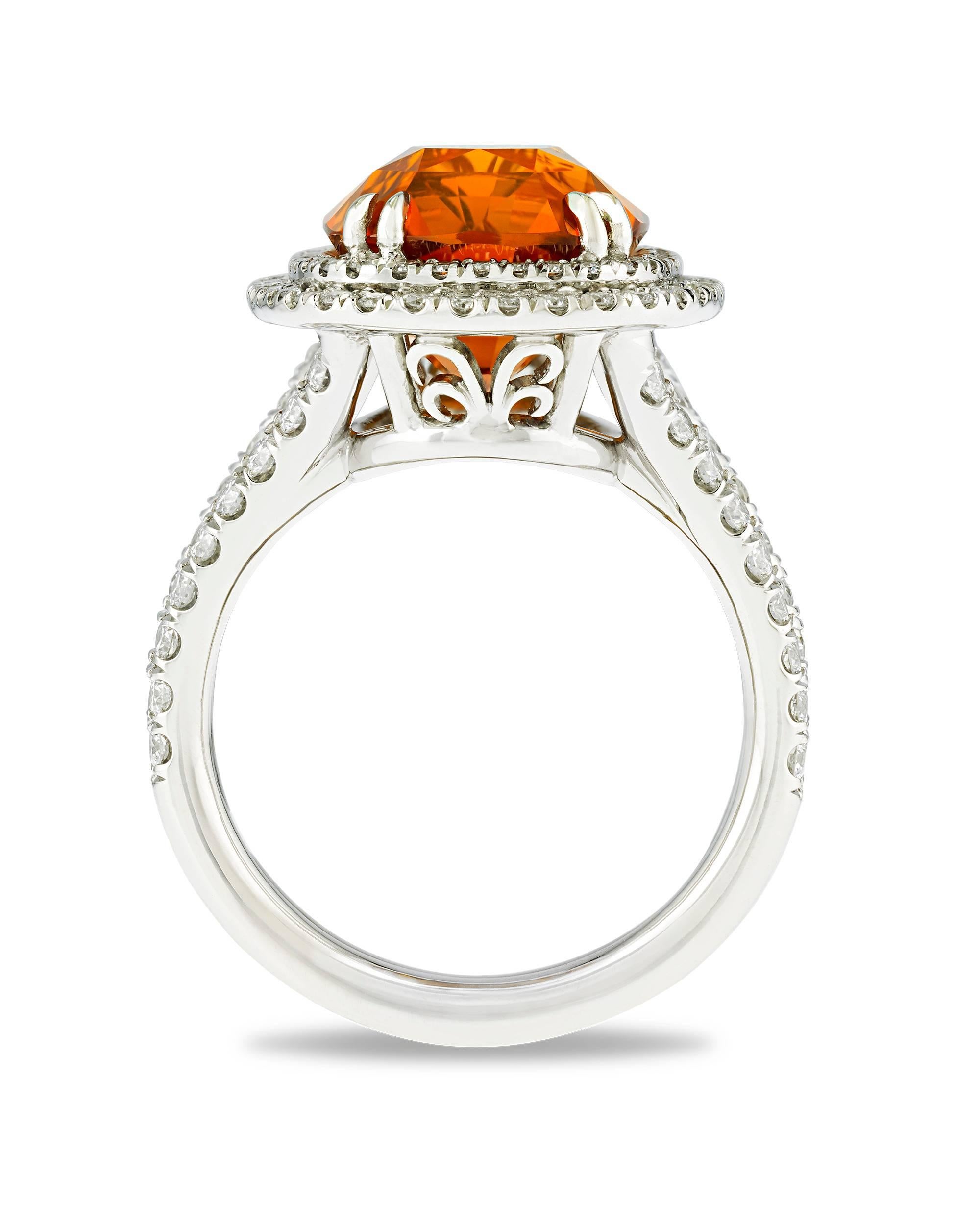 orange sapphires for sale