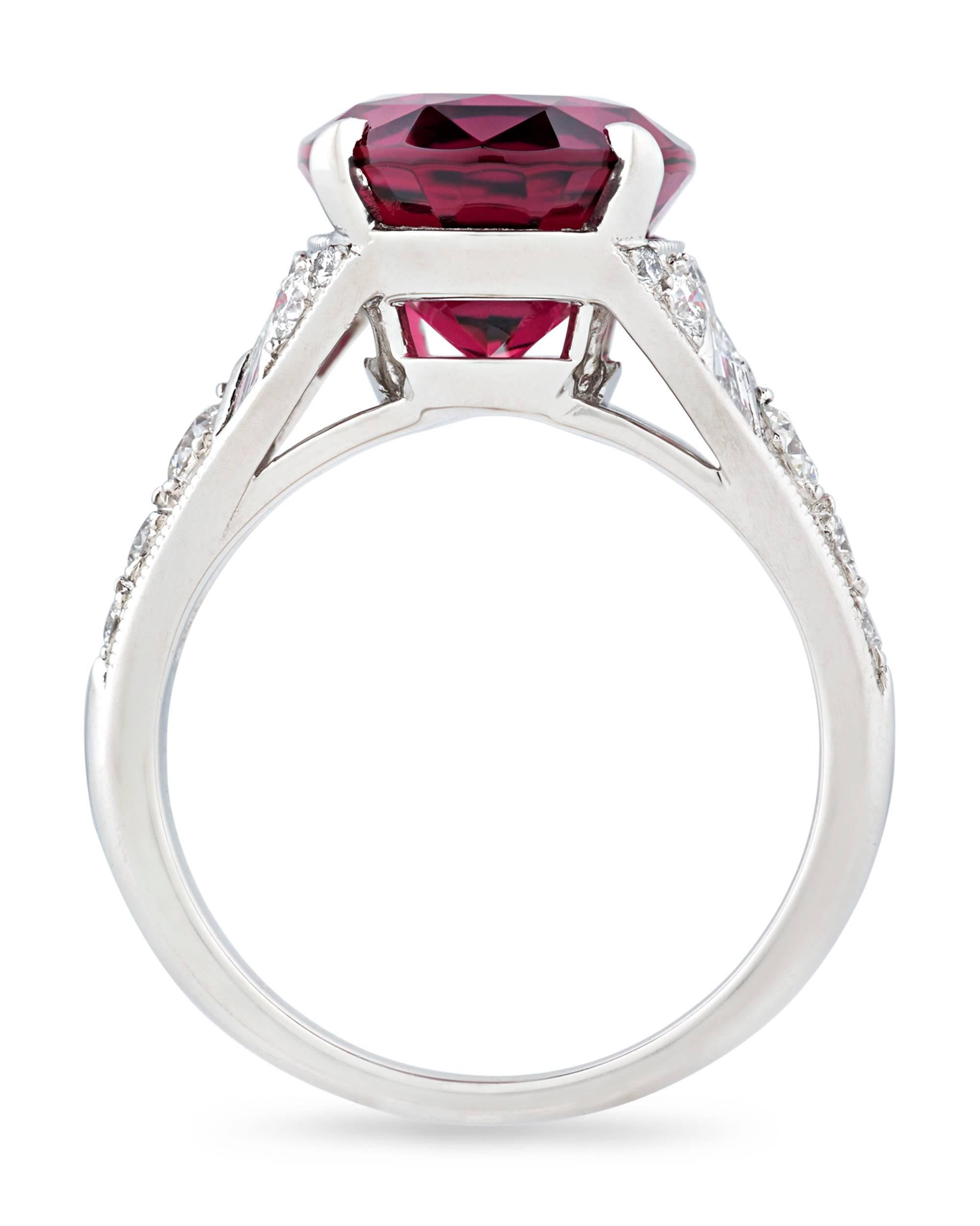 Tiffany and Co. 6.07 Carat Rubellite Tourmaline Ring at 1stDibs ...