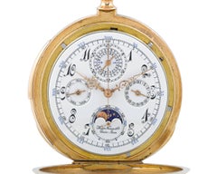 Haas Neveux & Co. Yellow Gold Swiss Grand Complication Pocket Watch