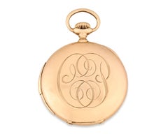 Patek Philippe Yellow Gold Enamel Dial Five-Minute Repeater Pocket Watch