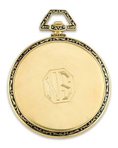 Audemars Piguet Retailed by Gübelin Yellow Gold Pocket Watch, circa 1920