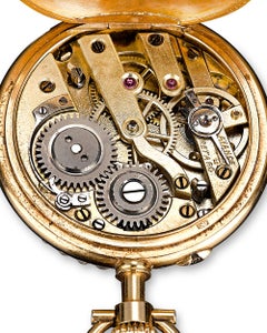 Ruby and Pearl Lapel Watch