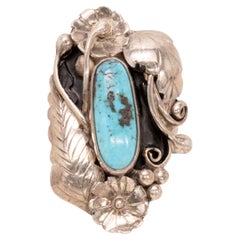Navajo Turquoise and Sterling Silver Ring