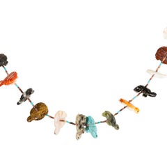 Zuni Beaded Fetish Necklace