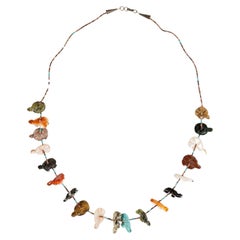 Zuni Beaded Fetish Necklace