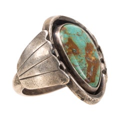 Royston Turquoise and Sterling Silver Ring
