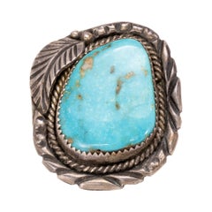 Navajo Turquoise and Sterling Silver Ring