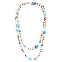 Multi-Stone Southwestern Style Beaded Necklace