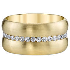 Channel Set Diamond Gold Band