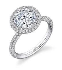 White Diamond Platinum Eternity Band Ring