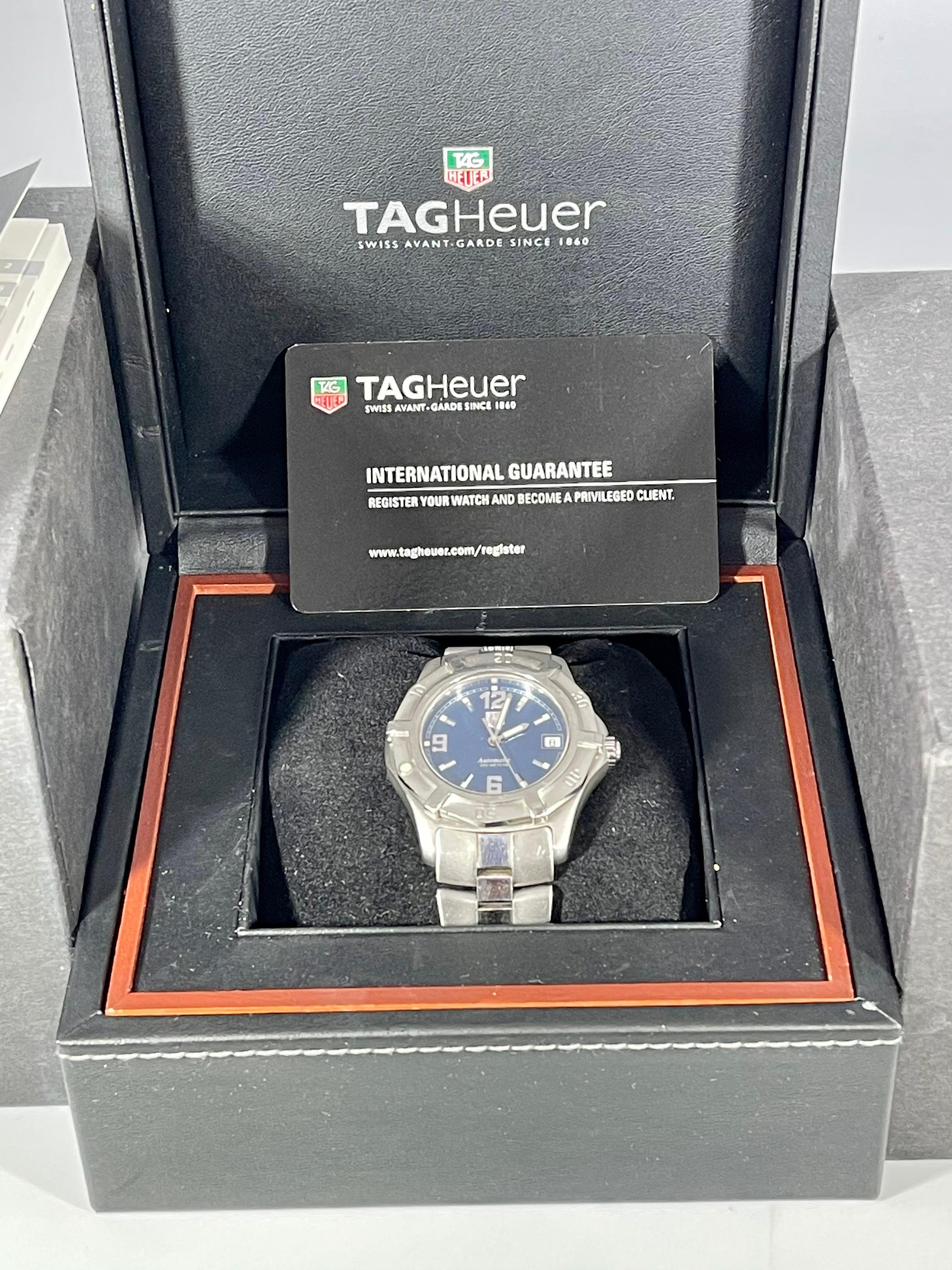 TAG Heuer WN2112 Automatic Stainless Steel Watch Professional 200M with Date&Box 2