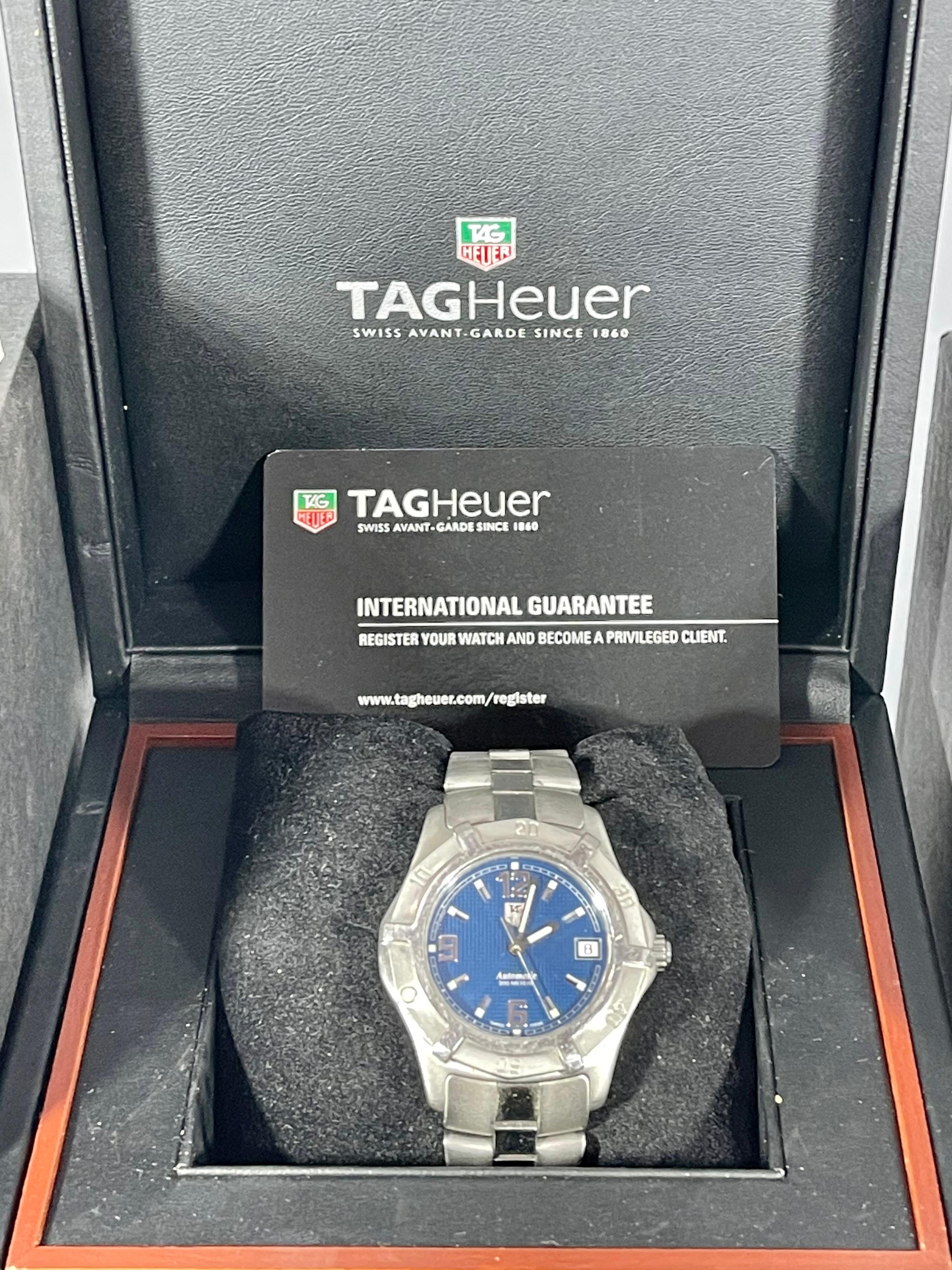 TAG Heuer WN2112 Automatic Stainless Steel Watch Professional 200M with Date&Box 7