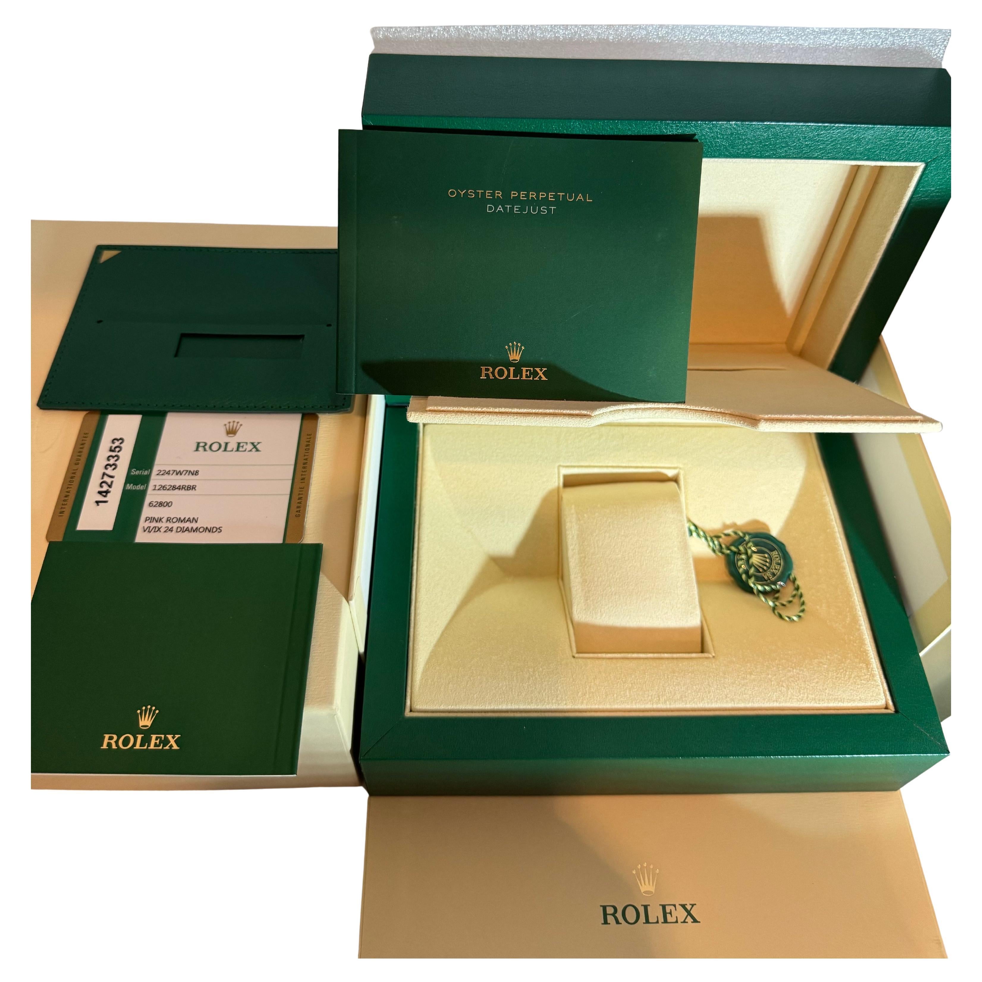 Rolex Watch Box, New Creme Empty Acs. Oyster L Perpetual Rolex Watch Box, New Creme Empty Acs. Oyster L Perpetual
