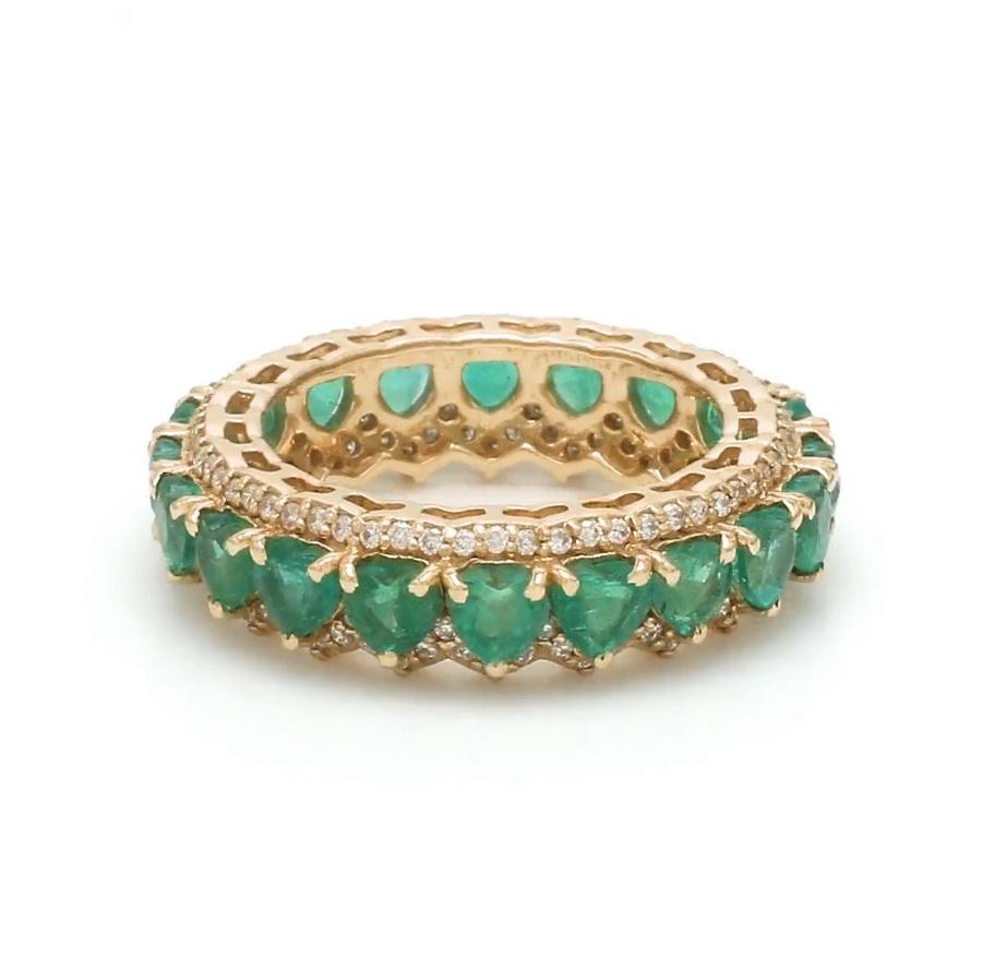 Smaragd Herz Ewigkeit Band Ring Gold  Natürlicher Herzschliff Smaragd Diamant Ewigkeitsring Gold  Ring mit Smaragdschliff  Herz Smaragd Ring Gold

EDELSTEIN-DETAILS :
✦ Edelstein : Smaragd
✦ Edelsteinart : Natürlich
✦ Größe des Edelsteins: 3.80 MM
✦