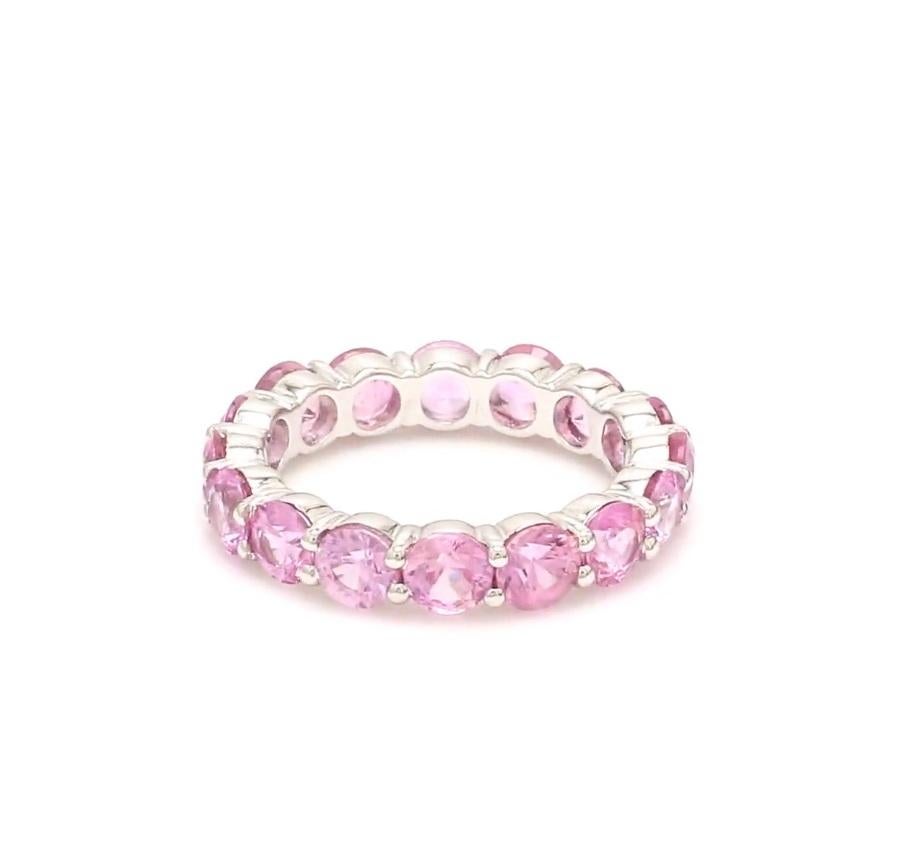 Ring aus 14k 18k Gold mit natürlichem rosa Saphir für die Ewigkeit  3,5 mm rosa Saphir Ehering Gold  Rosa Versprechen Ring rosa Saphir Ring Gold

STEIN DETAILS :
✦ Edelstein: Rosa Saphir
✦ Edelsteinart : Natürlich
✦ Größe des Edelsteins: 3.50 mm
✦