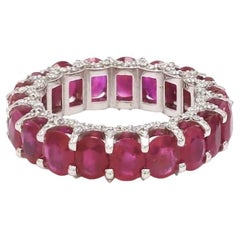 Natural ruby diamond ring 14K gold