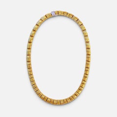 Roberto Coin Appassionata Necklace in 18 Karat Gold 70 Grams and Diamonds