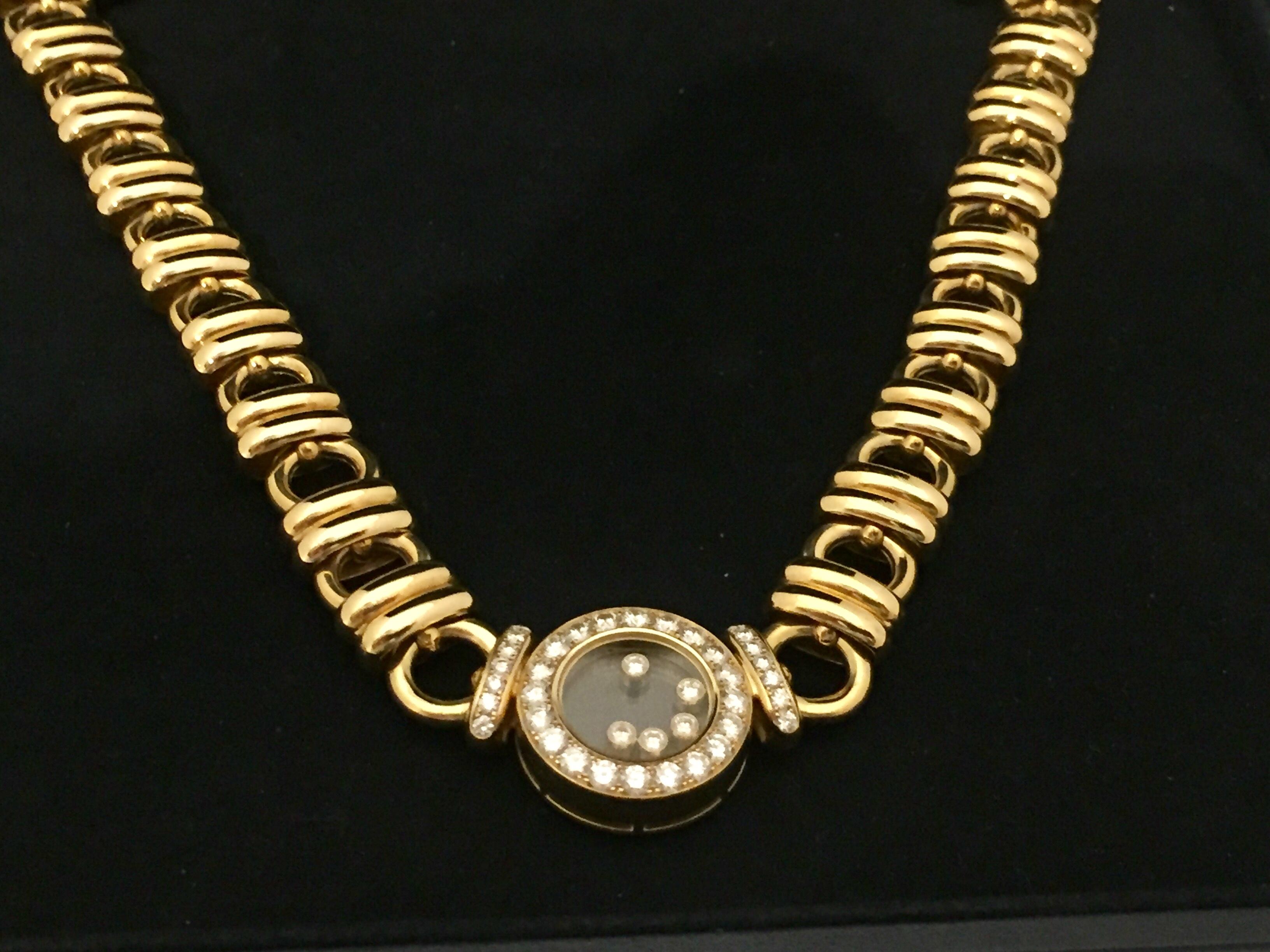 chopard gold chain