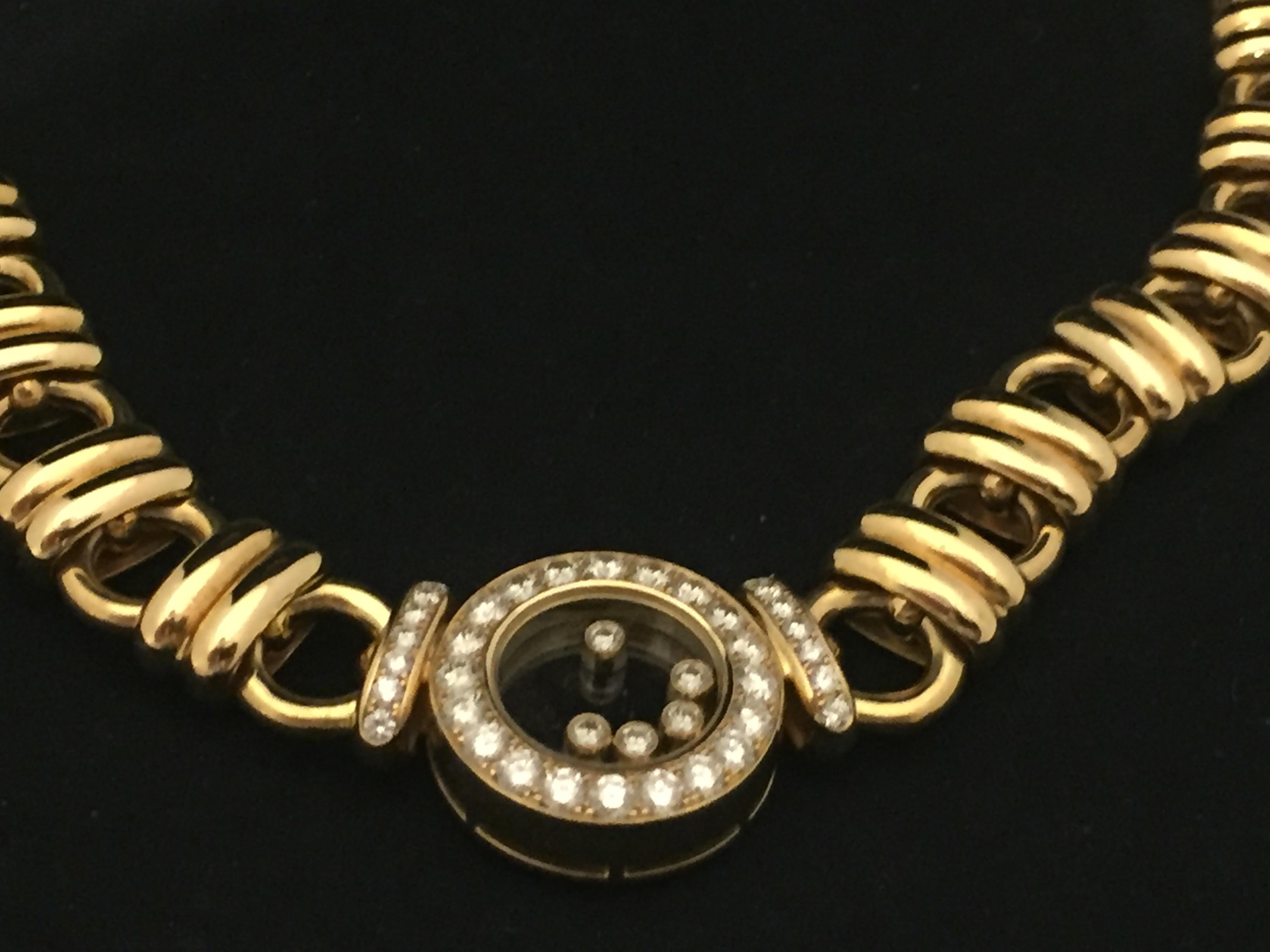chopard gold necklace