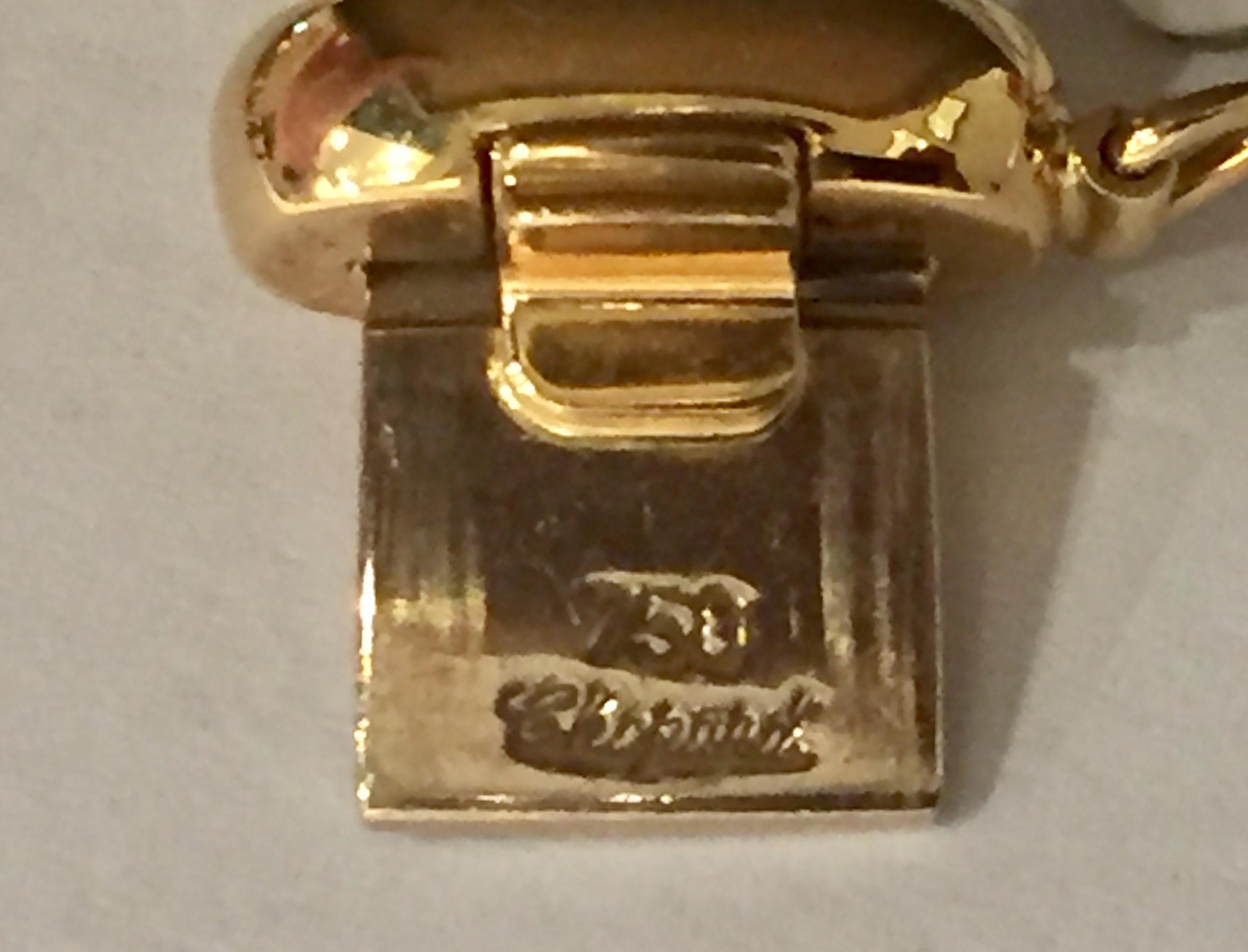 Chopard Happy Diamonds Collana in oro giallo con diamanti in vendita 1