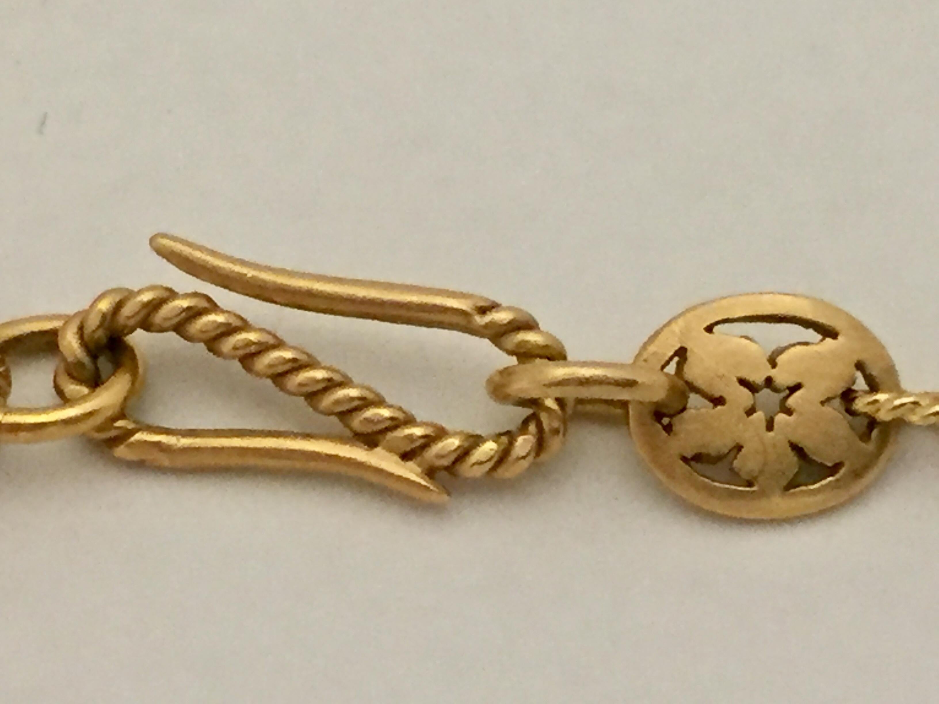 Pomellato Arabesque 18 Karat Rose Gold Multi-Stone Necklace 2