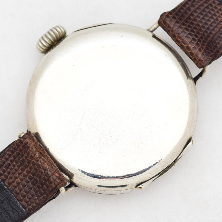 Tavannes Military WWI Era Chrome Watch, 1910s at 1stDibs | 1910s watches