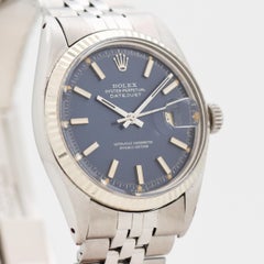 Rolex Datejust Reference 1601 with a Blue Dial, 1971