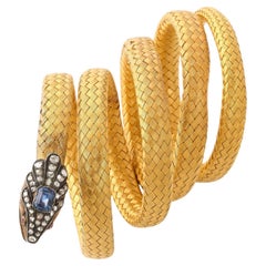 Pulsera de serpiente Antique French