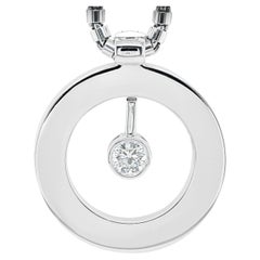 Roberto Coin Pendentif et chaîne Cento en or 18 carats et diamants