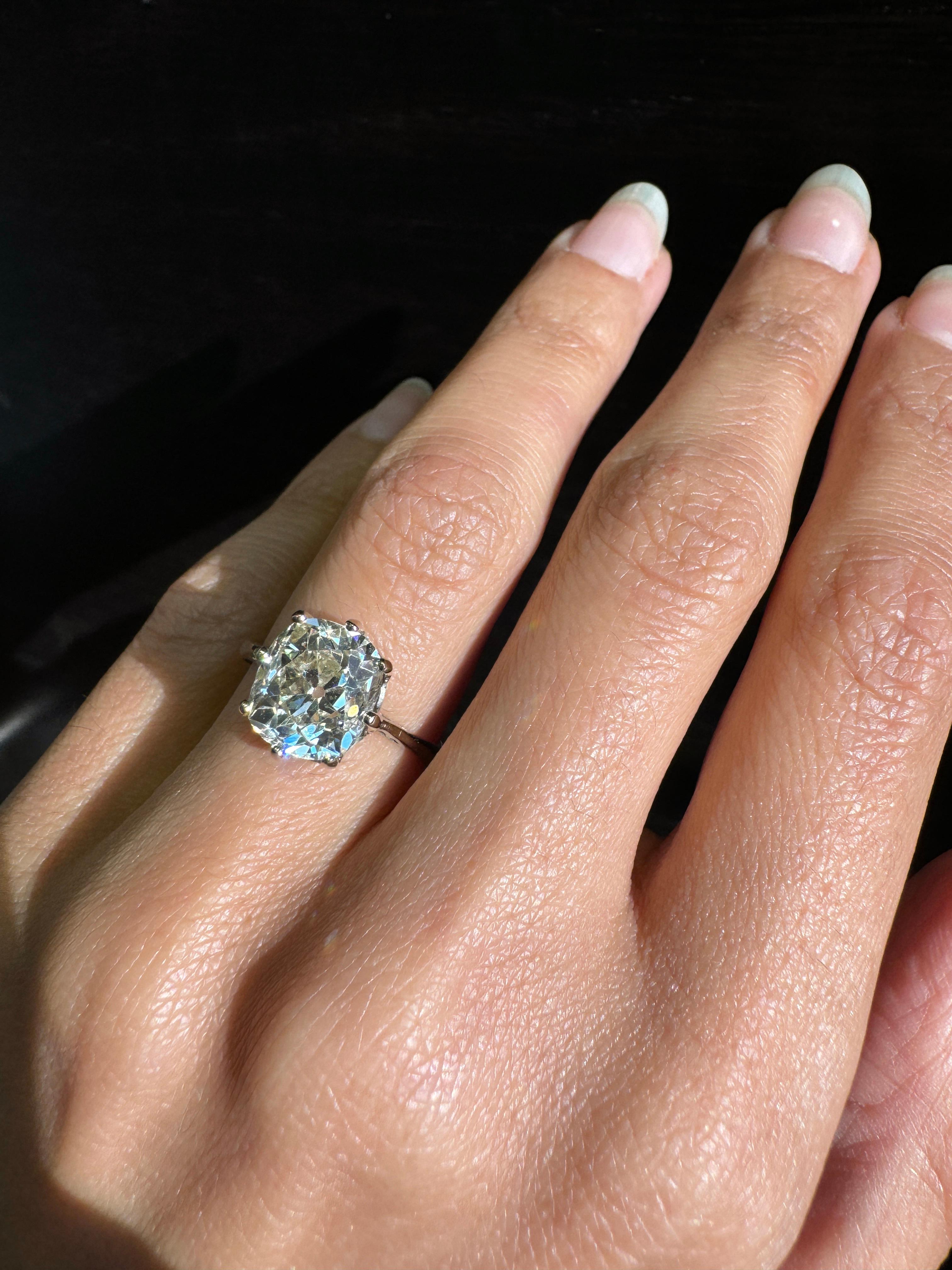old mine cut cushion diamond