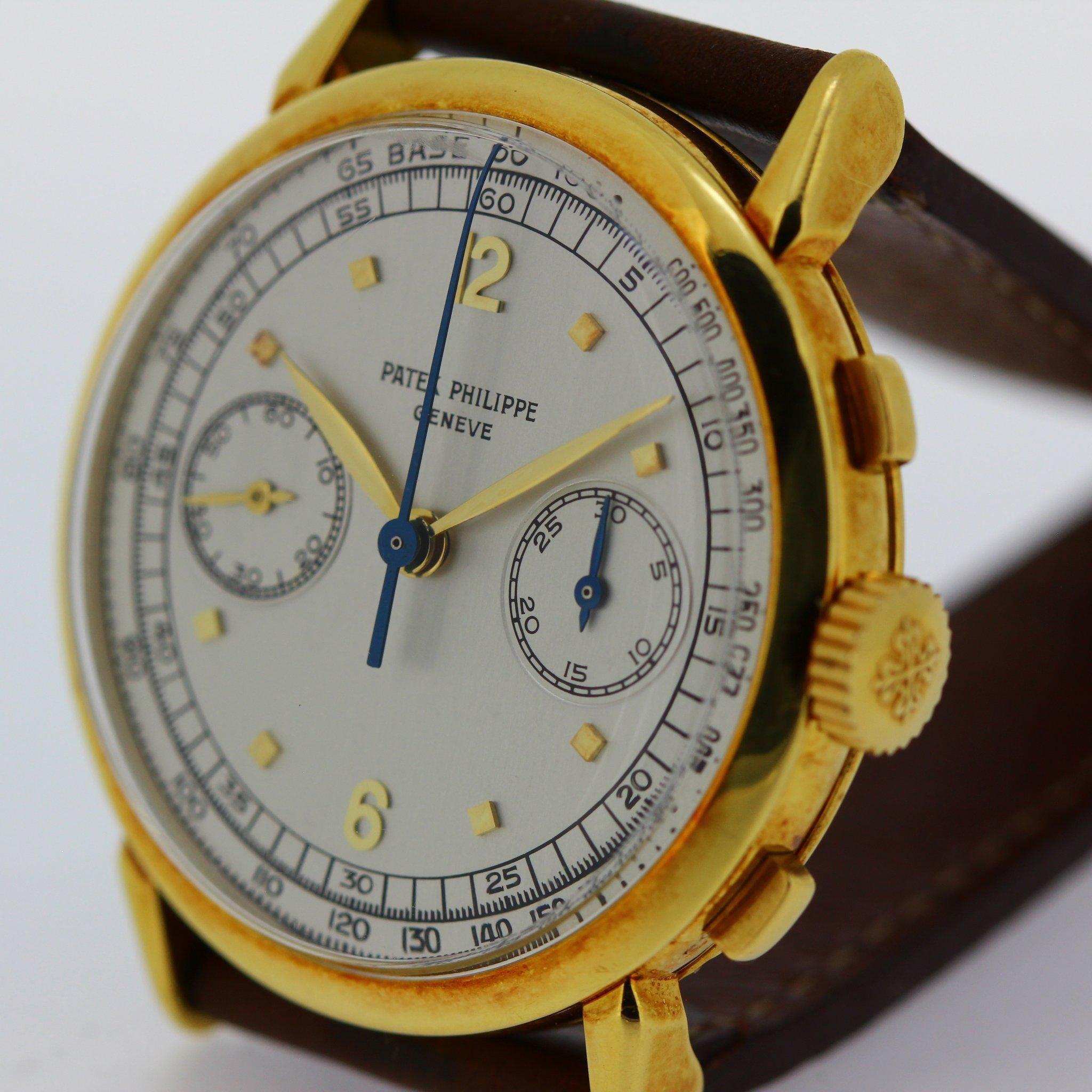 Patek Philippe 1579J Chronograph Watch, circa 1951 2