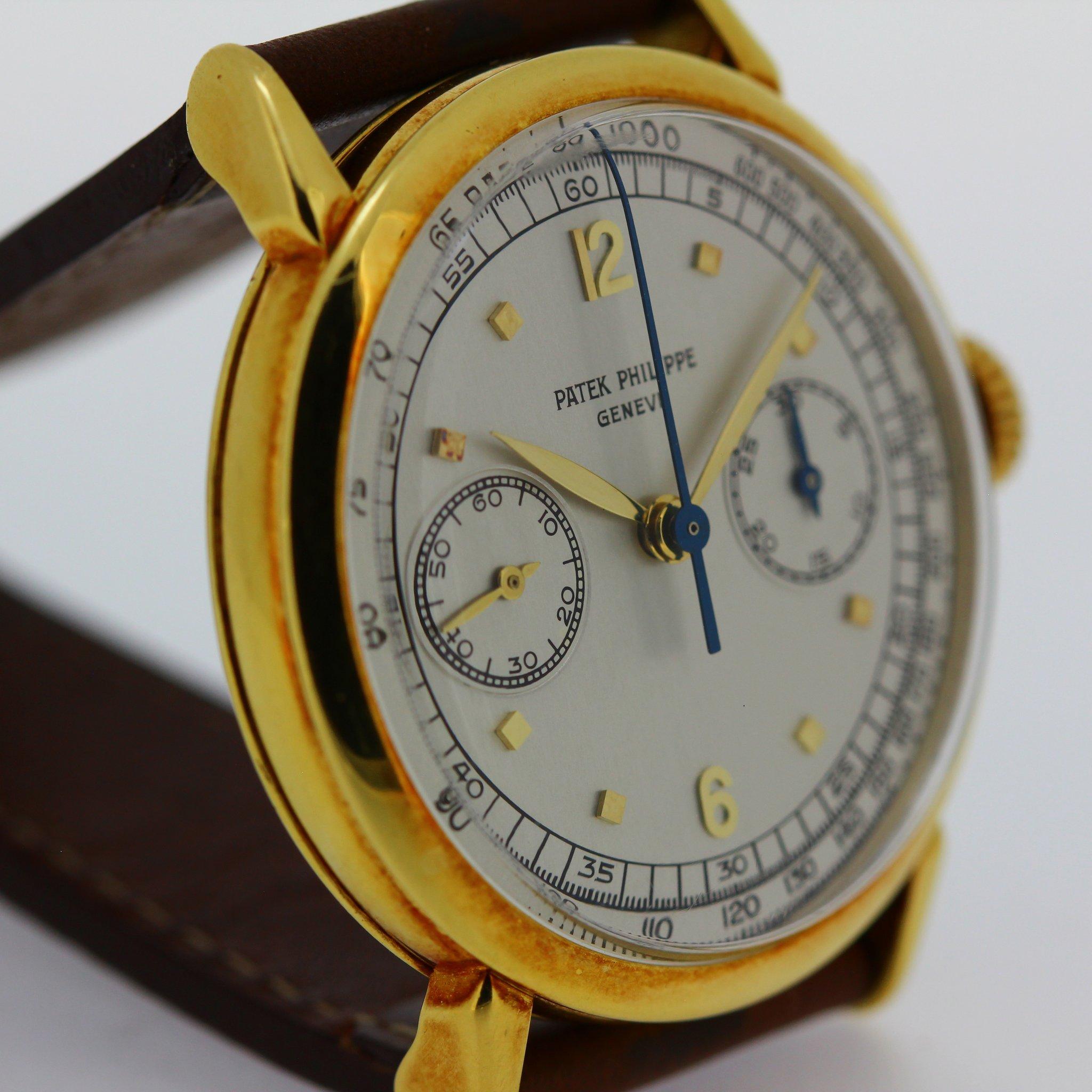 Patek Philippe 1579J Chronograph Watch, circa 1951 3