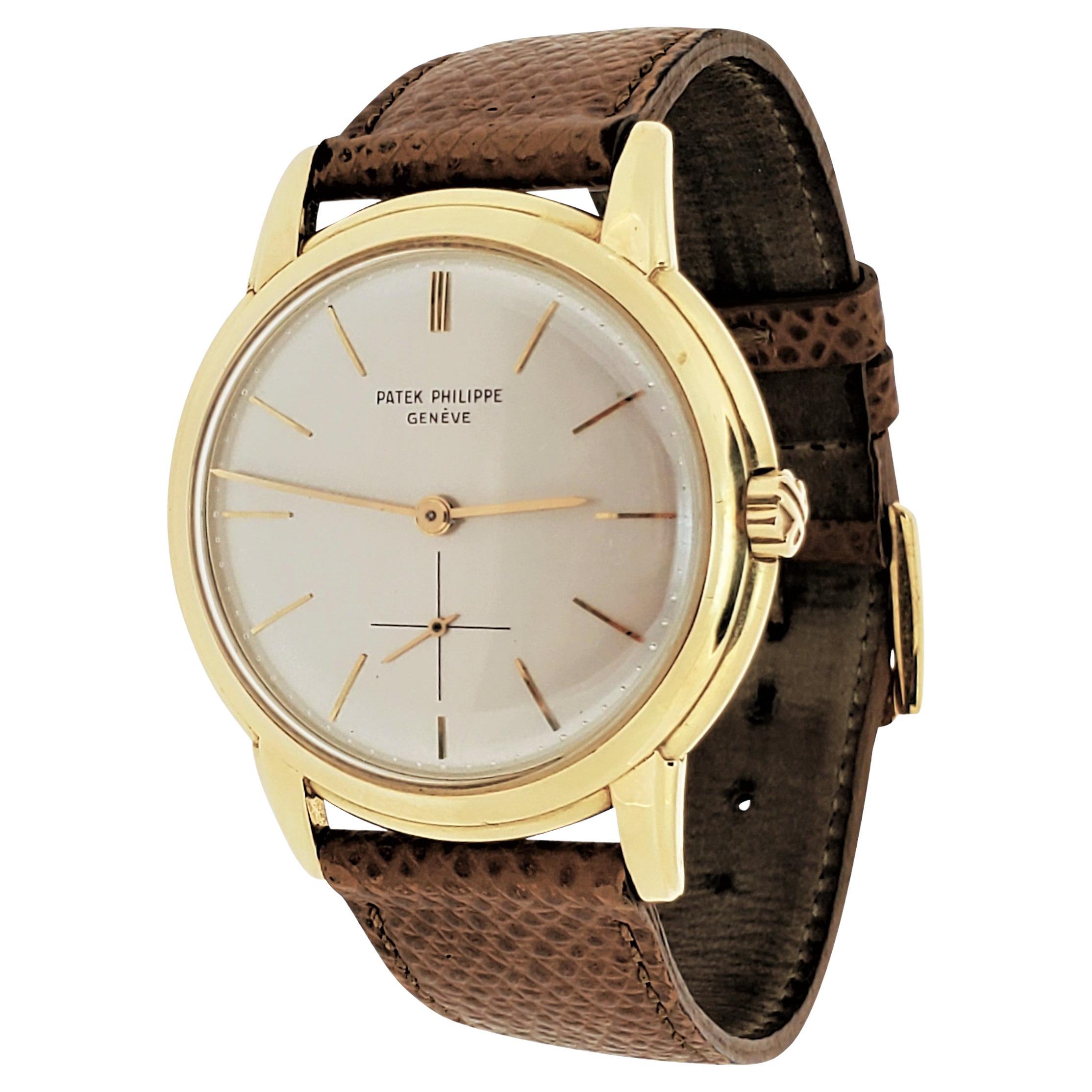 Patek Philippe 2551J Calatrava Watch, circa 1957 For Sale