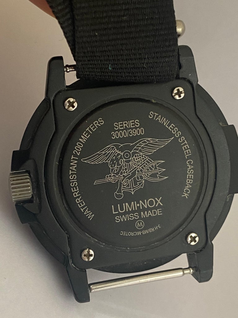 Luminox Series 3000/3900 Stainless Steel Back Quartz Wristwatch 