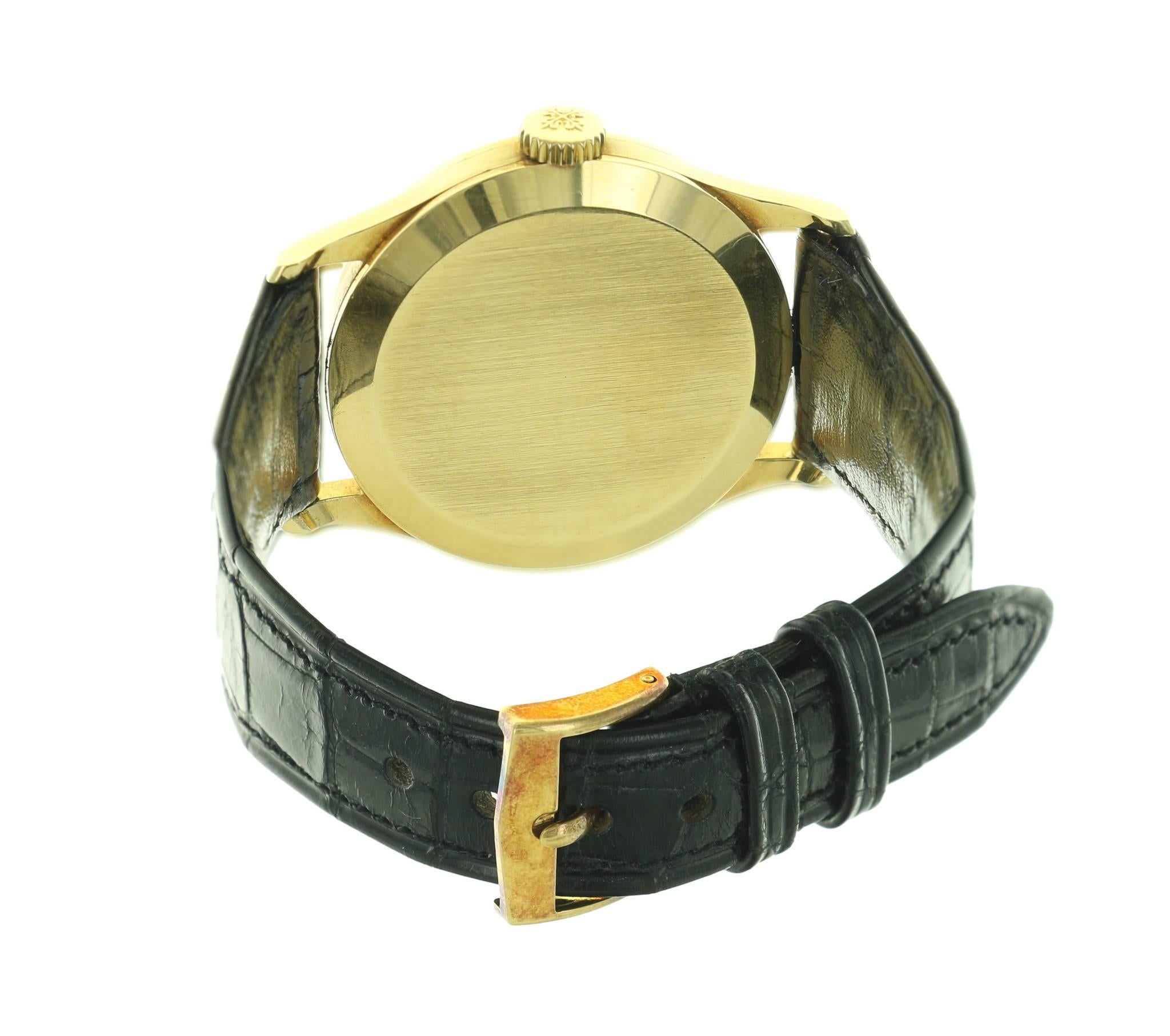 Women's or Men's Patek Philippe Yellow Gold Calatrava  Wristwatch Ref 570
