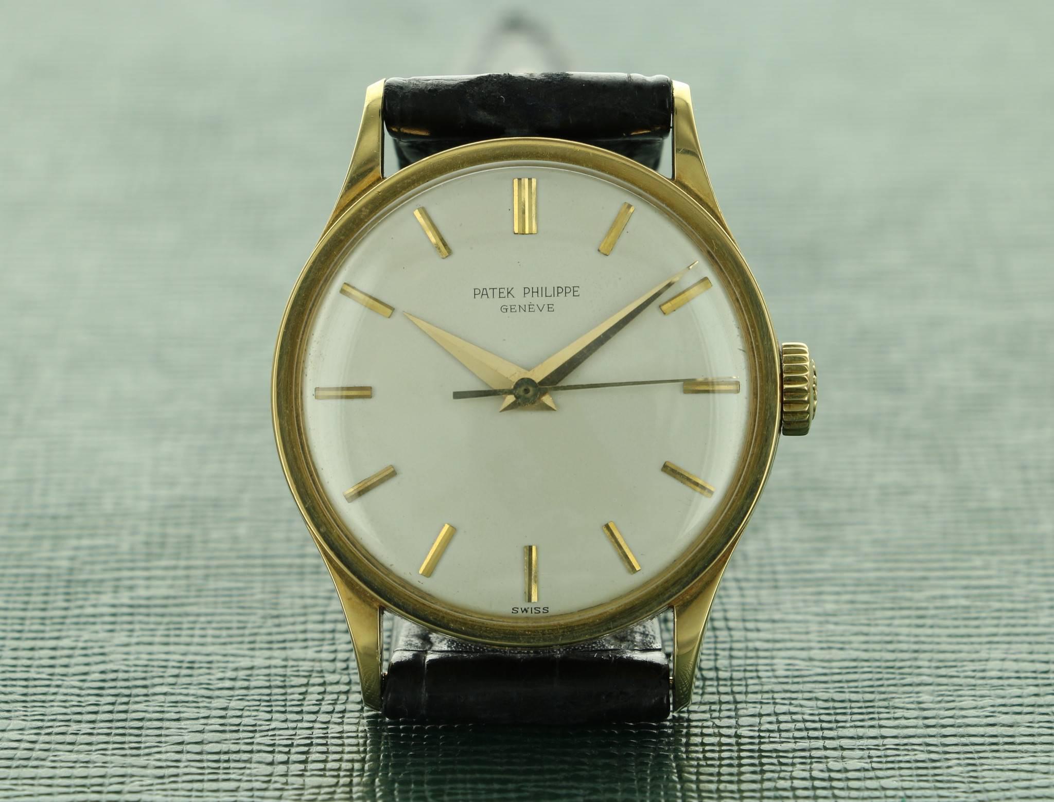 Patek Philippe Yellow Gold Calatrava  Wristwatch Ref 570 2