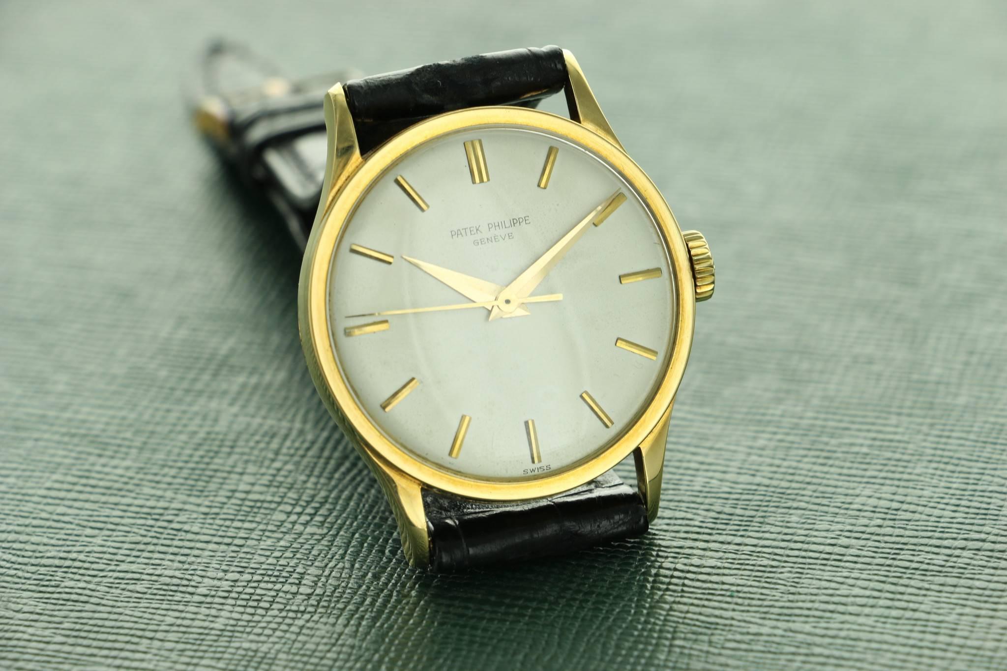 Patek Philippe Yellow Gold Calatrava  Wristwatch Ref 570 3