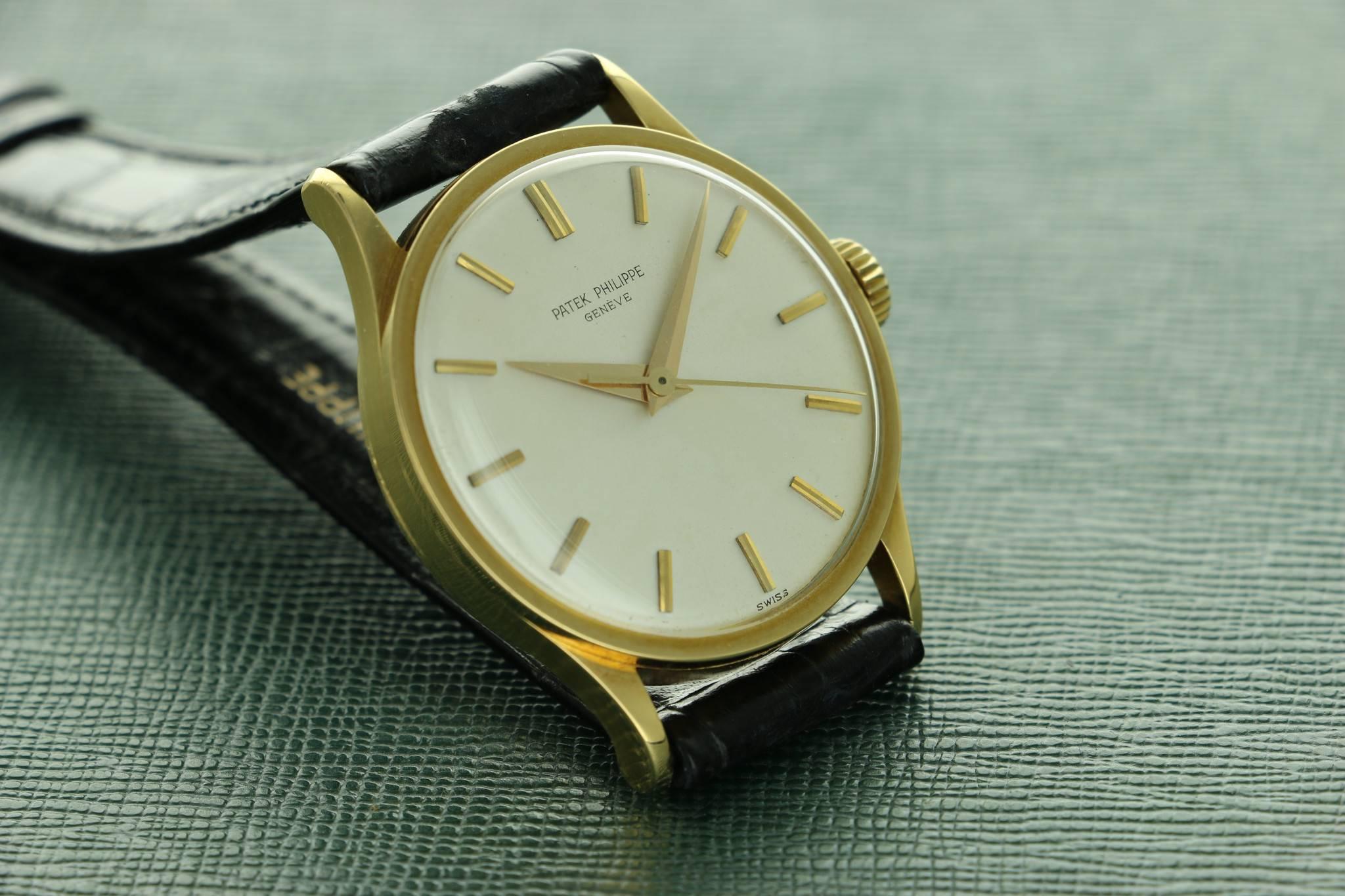 Patek Philippe Yellow Gold Calatrava  Wristwatch Ref 570 4