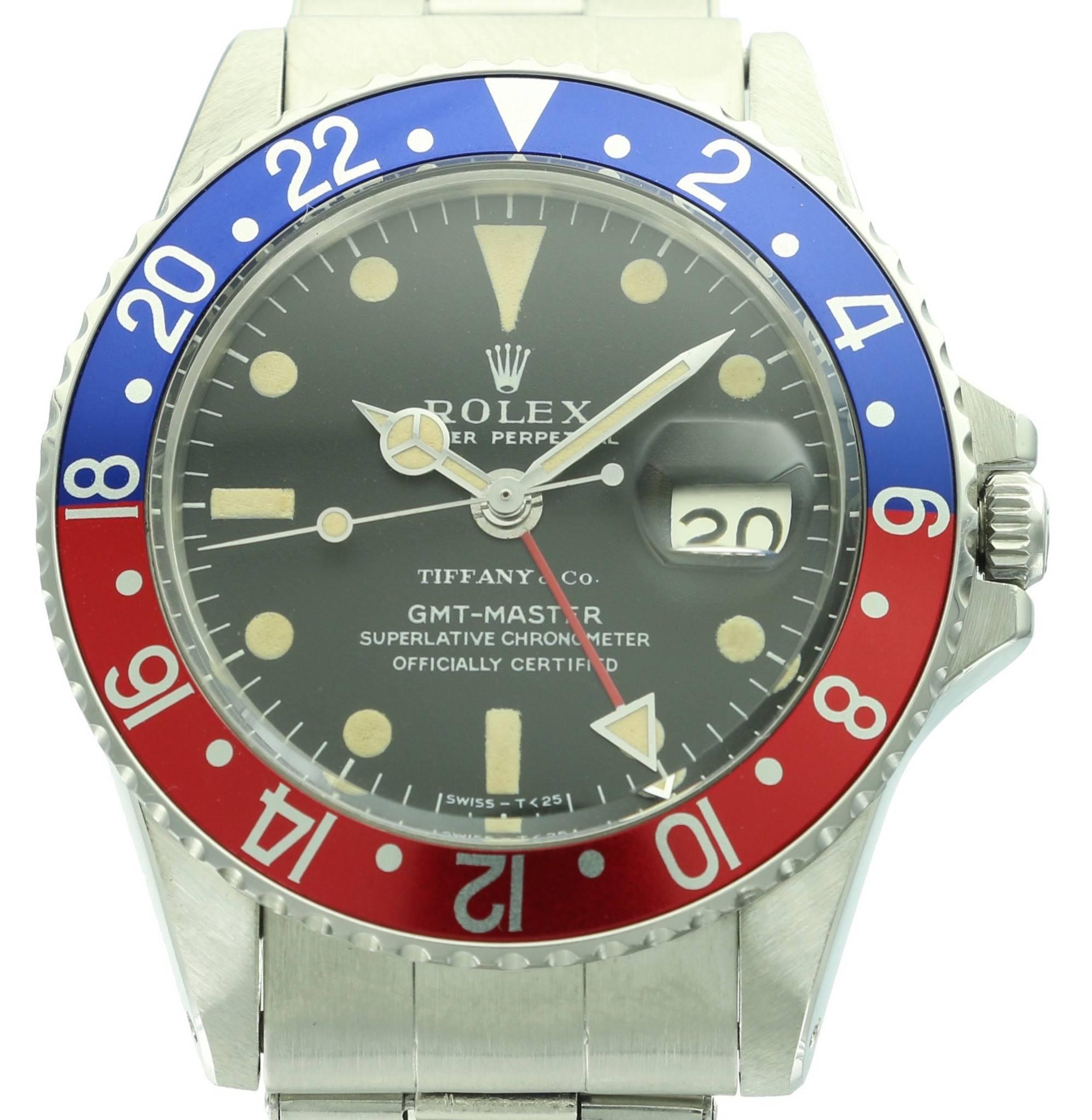 The GMT-Master is one of the pillars in the famous Rolex sport watch collection, alongside the Submariner and the Daytona. Easily identifiable with its two-colored bezel, the GMT-Master has become an icon among vintage watch collectors, with some