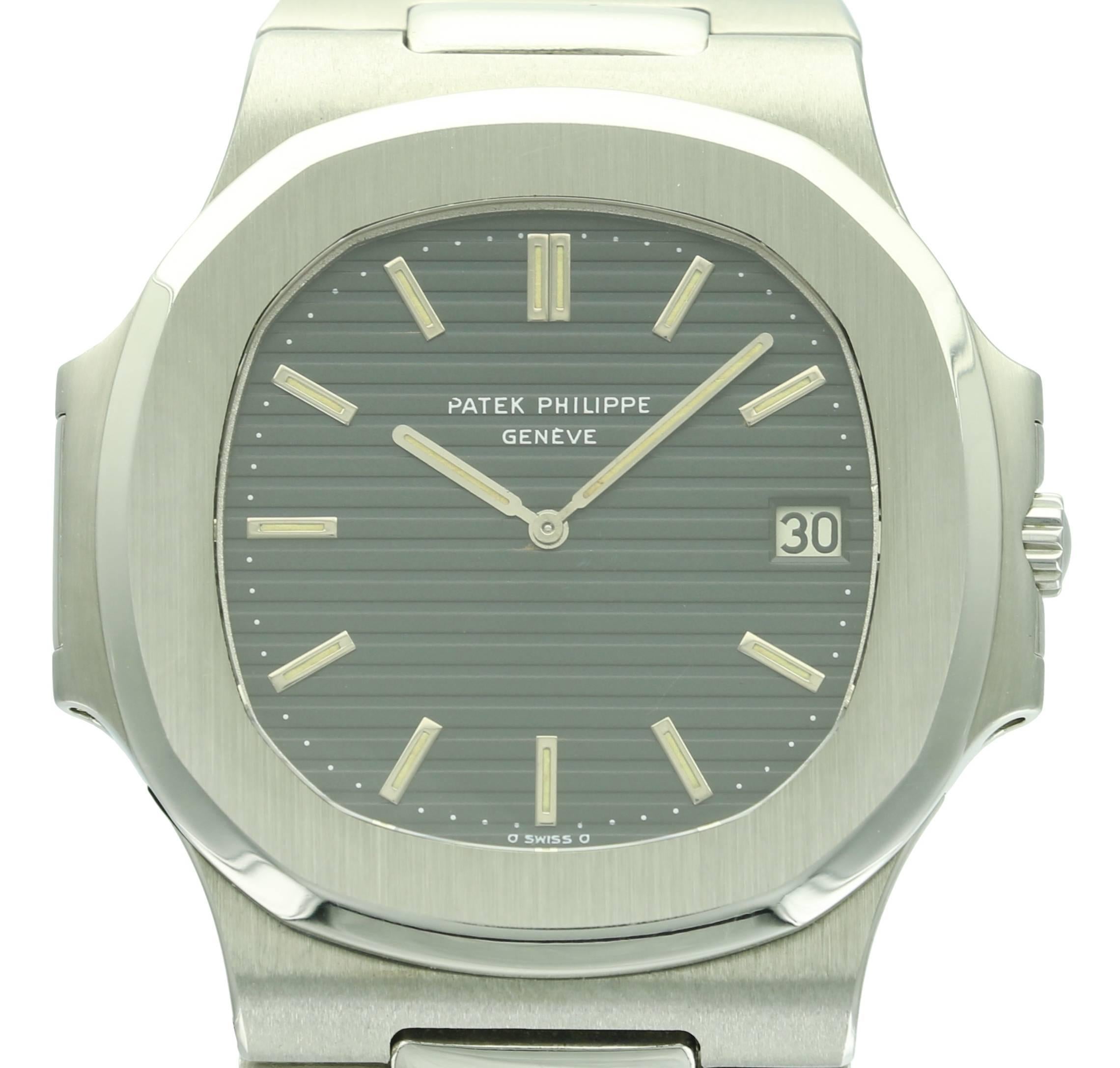 The Patek Philippe Nautilus the one of the brands most successful and iconic models ever produced. This reference, a 3700, was the very first reference of this model and was designed in the early 1970s by Gerald Genta, who later designed the Royal