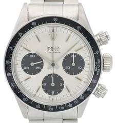 Retro  Rolex Stainless Steel Daytona chronograph Wristwatch